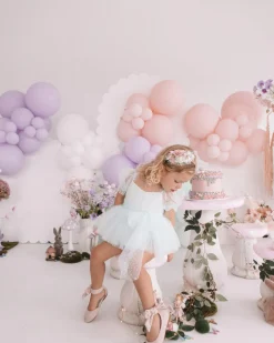 Pastel Fairyland Stretch Baby Girls Flower Crown