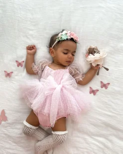 Pastel Fairyland Stretch Baby Girls Flower Crown