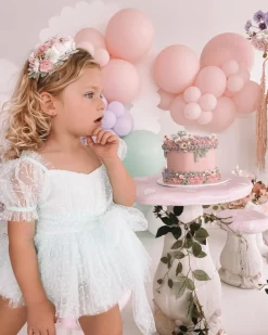 Pastel Fairyland Stretch Baby Girls Flower Crown