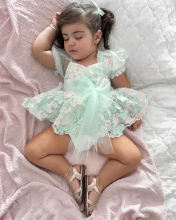 Peppermint Pink Baby Girl Tulle Hair Accessories