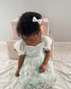 Peppermint Pink Baby Girl Tulle Hair Accessories
