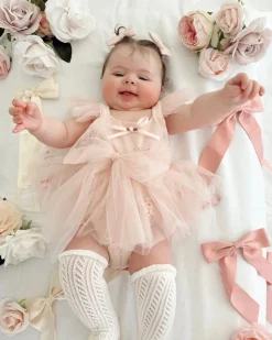 Perfect Pink Baby Girl Tulle Hair Accessories