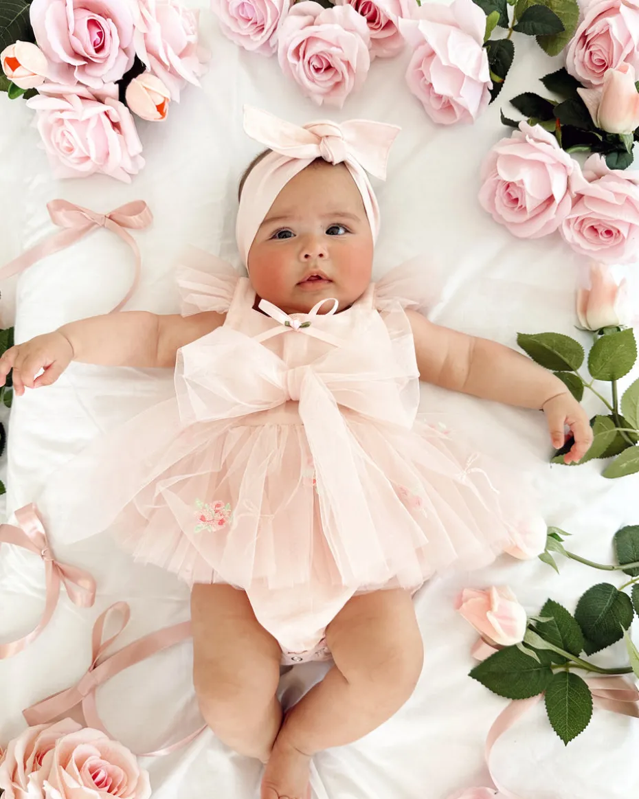 Perfect Pink Baby Girl Tulle Hair Accessories