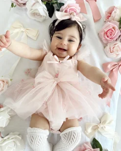 Perfect Pink Baby Girl Tulle Hair Accessories