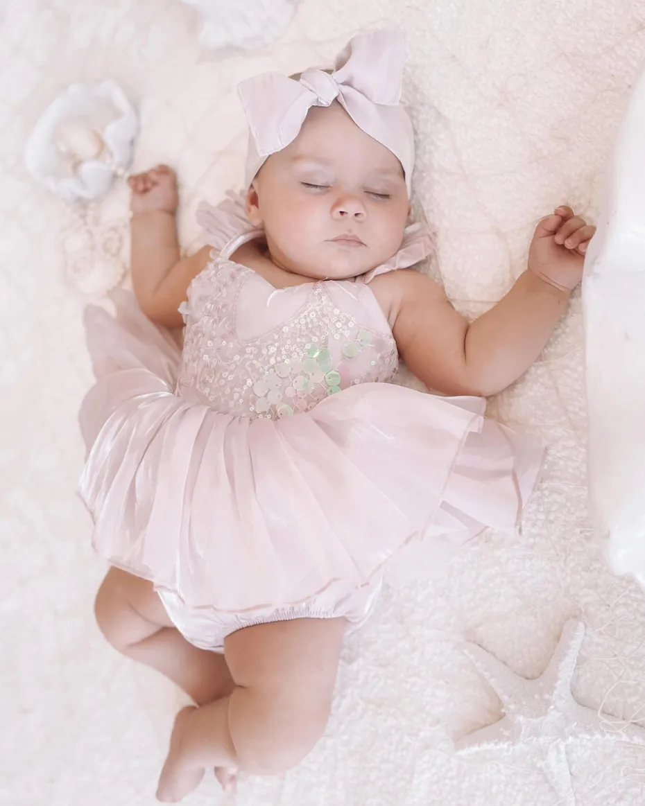 Pink Mermaid Baby Girl Hair Accessories