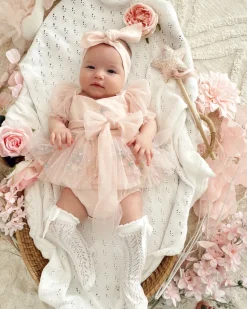 Pink Swan Lake Baby Girl Tulle Hair Accessories