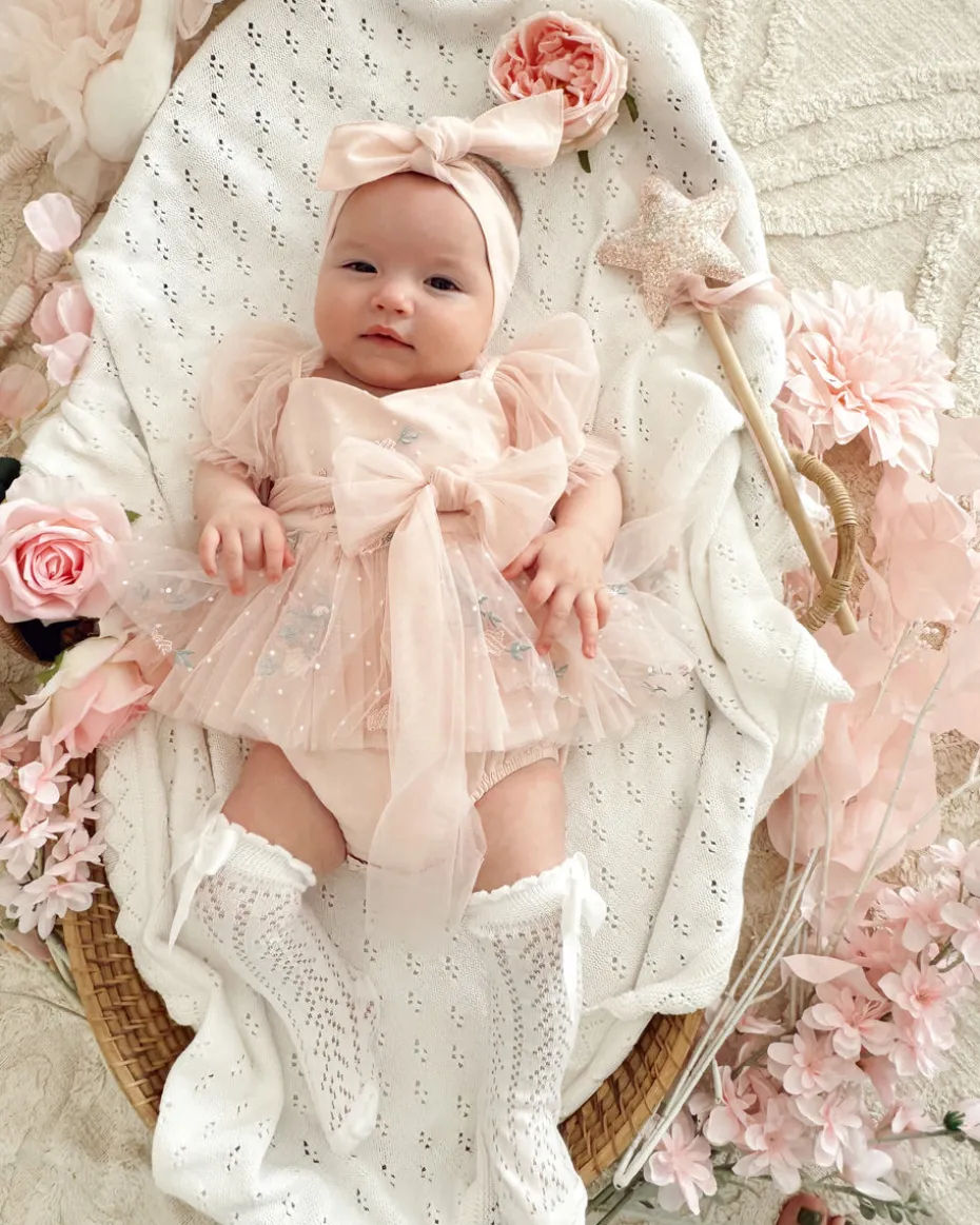 Pink Swan Lake Baby Girl Tulle Hair Accessories