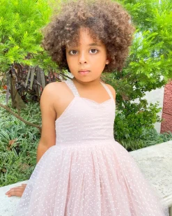 Pixie Pink Rose Flower Girl Dress