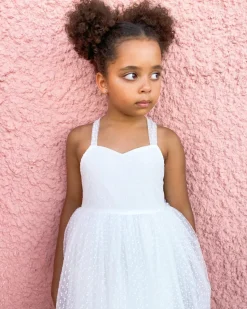 Pixie White Flower Girl Dress
