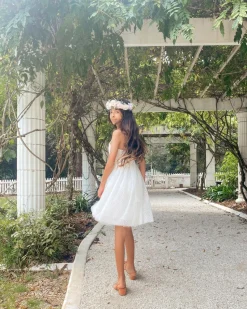 Pixie White Flower Girl Dress