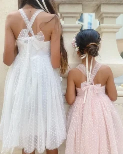 Pixie White Flower Girl Dress