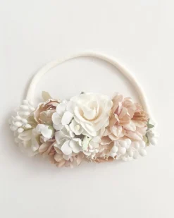 Priscilla Stretch Baby Girls Flower Crown