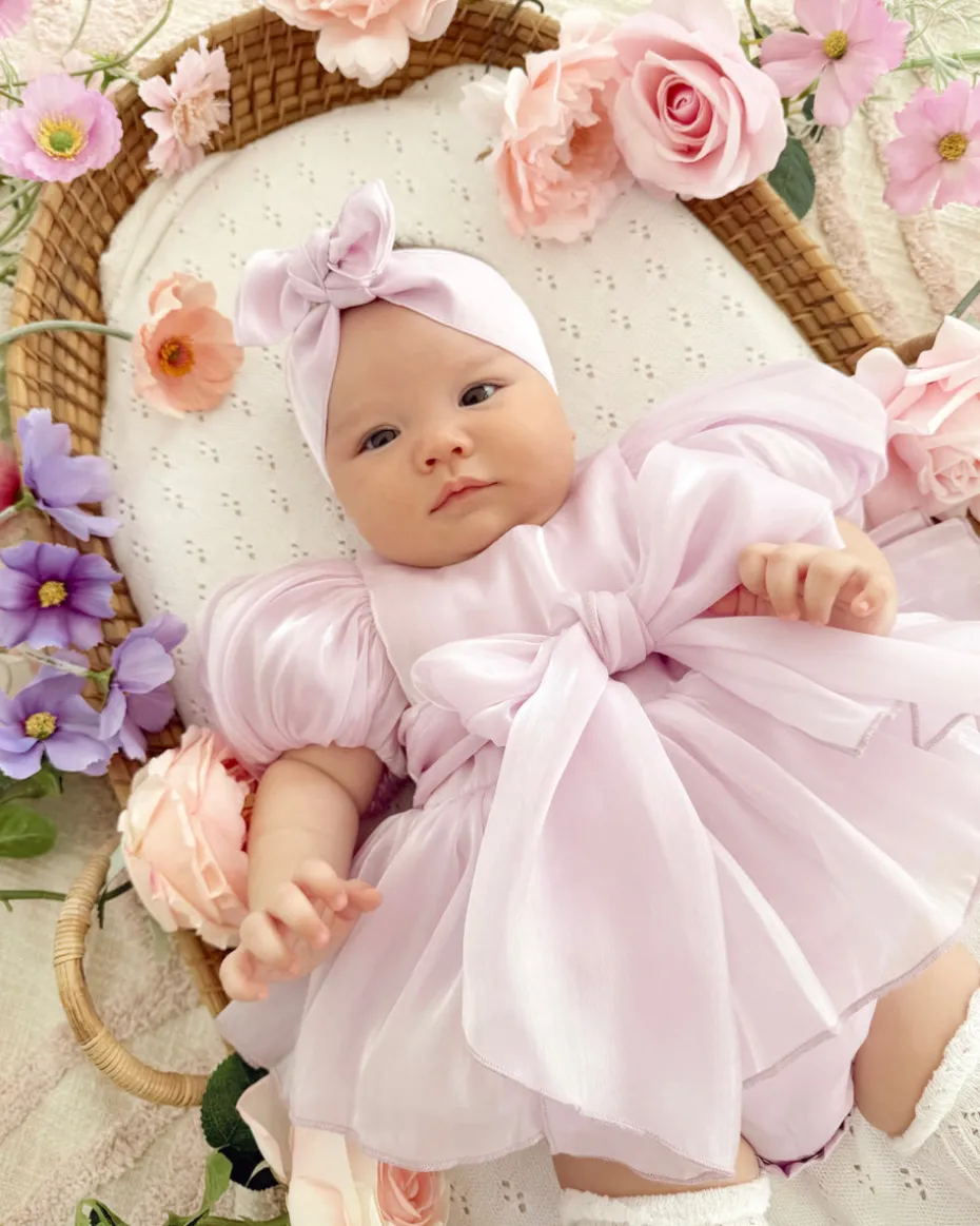 Purple Pearl Hattie Belle Baby Girl Hair Accessories