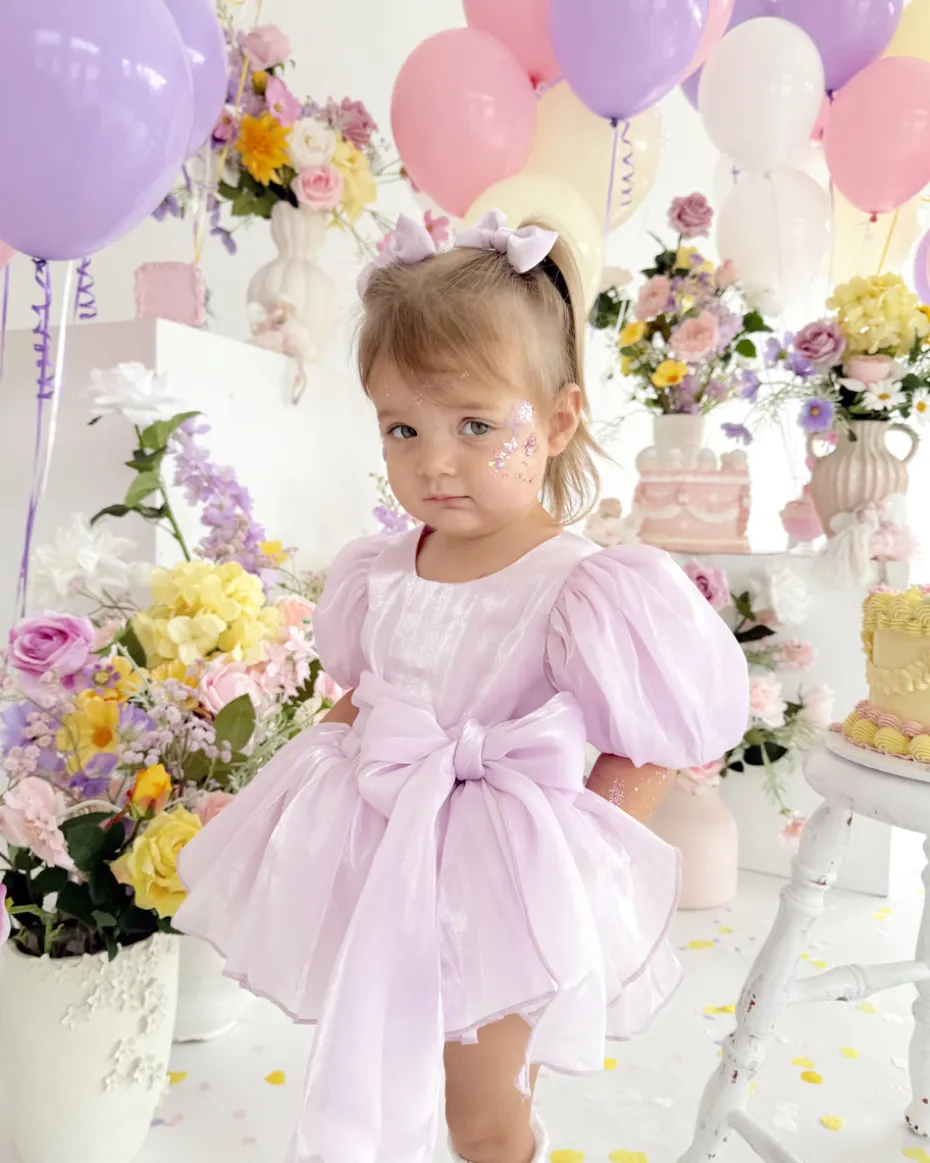 Purple Pearl Hattie Belle Baby Girl Hair Accessories