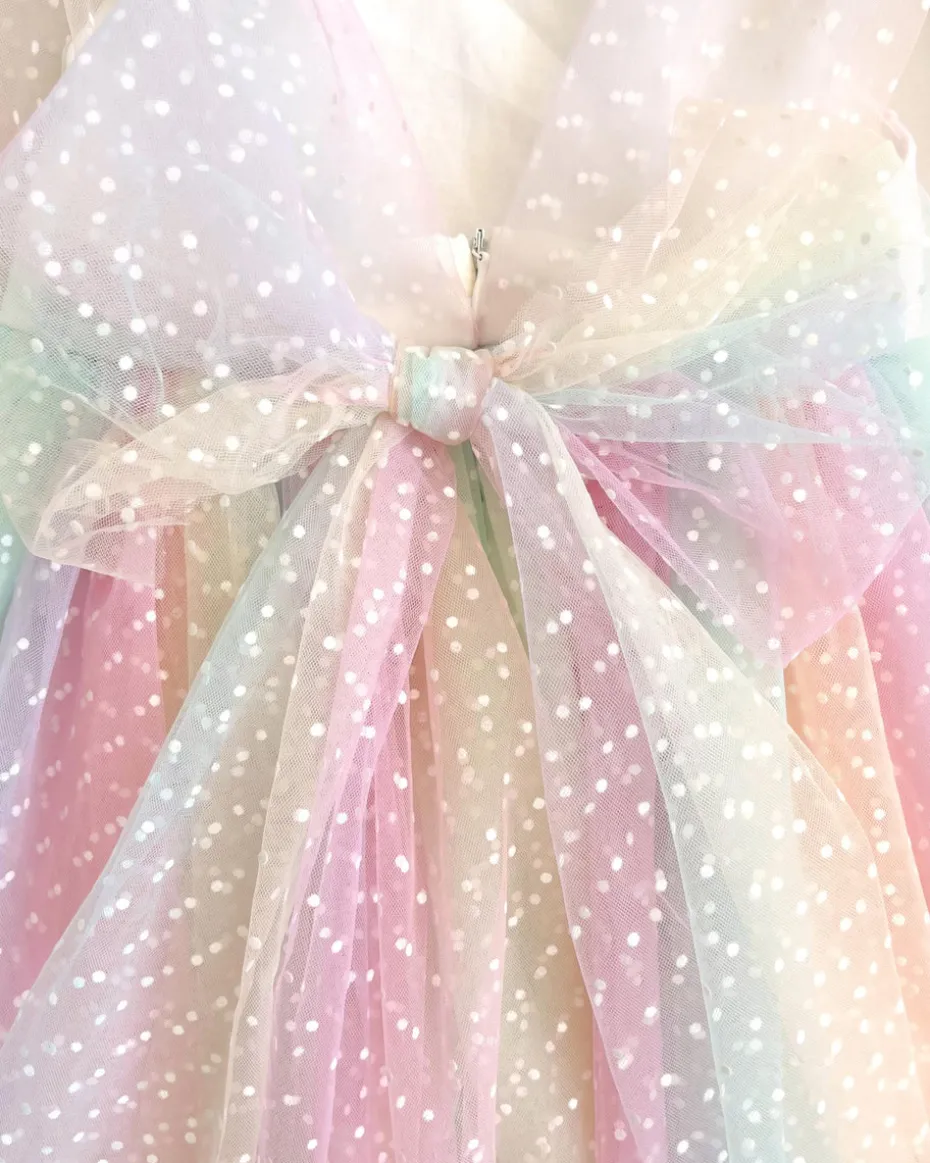 Rainbow Fairy Floss Baby Girl Romper