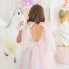 Rainbow Fairy Floss Girls Party Dress