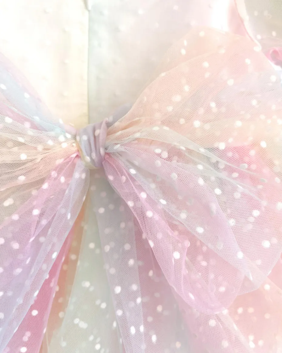 Rainbow Fairy Floss Girls Party Dress