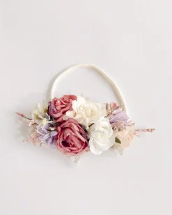 Rosabelle Stretch Baby Girl Flower Crown