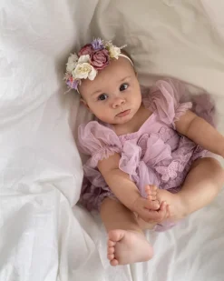 Rosabelle Stretch Baby Girl Flower Crown