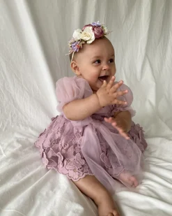 Rosabelle Stretch Baby Girl Flower Crown