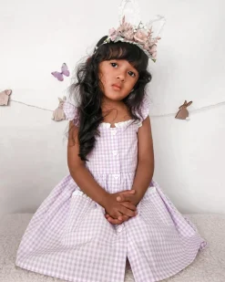 Rosie Mae Bunny Ears Floral Garland - Pink