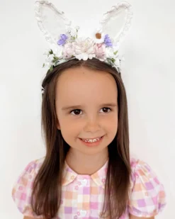 Rosie Mae Bunny Ears Floral Garland - Lilac