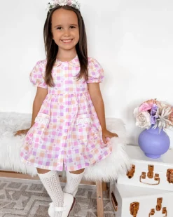 Rosie Mae Bunny Ears Floral Garland - Lilac