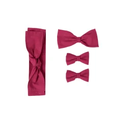 Ruby Red Sparkle Baby Girl Tulle Hair Accessories