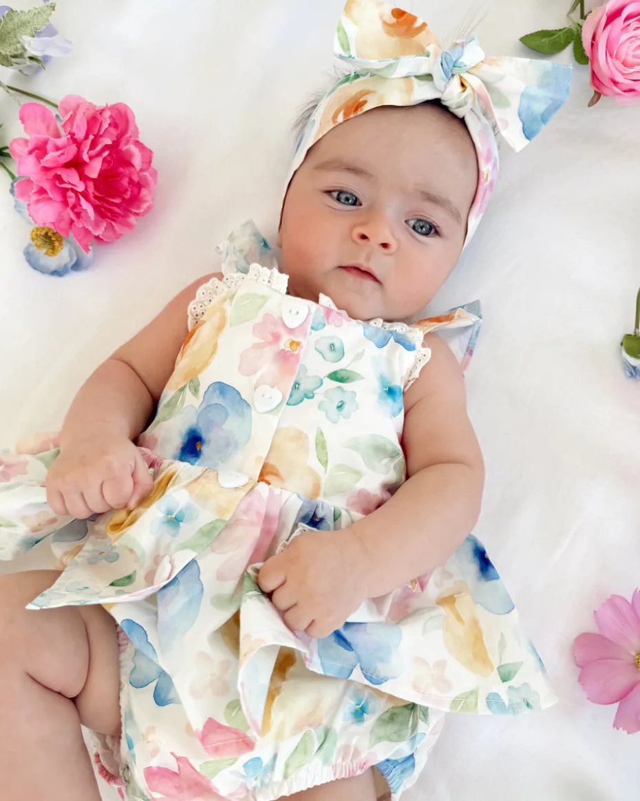 Sable Baby Girl Floral Hair Accessories