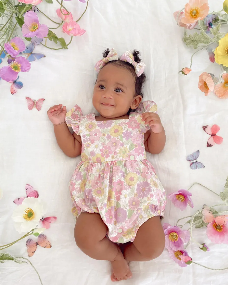 Saylor Baby Girl Floral Romper