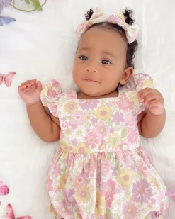 Saylor Baby Girl Floral Romper