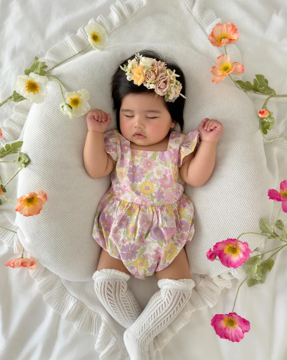 Saylor Baby Girl Floral Romper