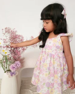 Saylor Girls Floral Pink Dress