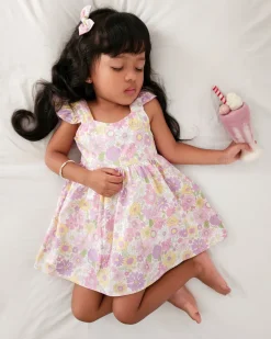 Saylor Girls Floral Pink Dress