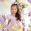 Scarlette Rose Purple Pearl Baby Girl Romper