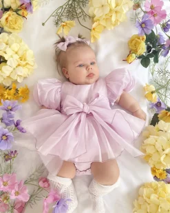Scarlette Rose Purple Pearl Baby Girl Romper
