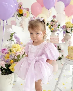 Scarlette Rose Purple Pearl Baby Girl Romper