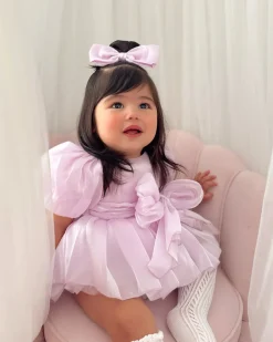 Scarlette Rose Purple Pearl Baby Girl Romper