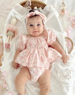 Shiloh Bloom Baby Girl Floral Romper