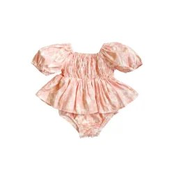 Shiloh Bloom Baby Girl Floral Romper
