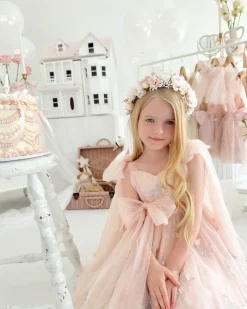 Sleeping Beauty Ballerina Pink Girls Party Dress