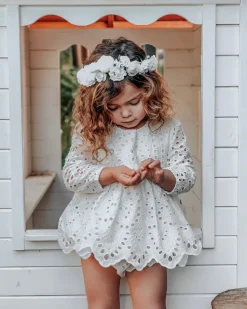 Snow White Girls Flower Crown