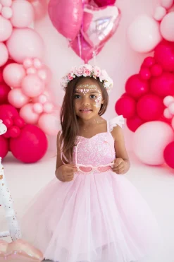 Sophia Candy Pink Girls Flower Crown