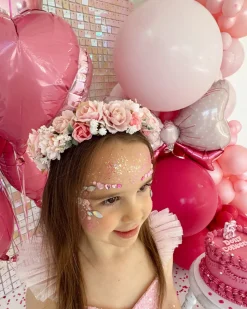 Sophia Candy Pink Girls Flower Crown