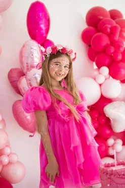 Sophia Fuchsia Pink Girls Flower Crown
