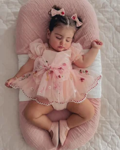 Strawberry Fields Pink Baby Girl Romper