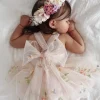 Sugar Plum Heavenly Pink Baby Girl Romper