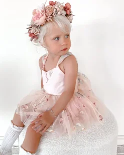 Sugar Plum Heavenly Pink Baby Girl Romper