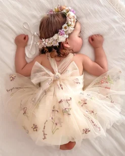 Sugar Plum Lemon Baby Girl Romper