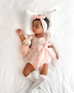 Swan Lake Ballerina Pink Baby Girl Romper